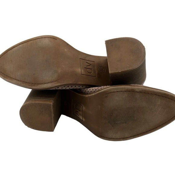 DV by Dolce Vita Taupe Perforated Faux Suede Ankle Booties - Picture 2 of 10